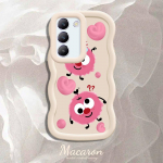 V&auml;rvitud muster Big Wave Edge pehme silikoon materjal Macaron telefoni &uuml;mbris p&otilde;rutuskindel kaitsev kummist korpus OnePlus Vivo Motorola Moto jaoks Motorola Moto G04 must