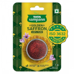 TATA Sampann Kuldne safran, 1 g, naturaalne aroom ja v&auml;rv, puhas Kesar, ISO 3632 testitud