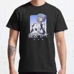 Suvised Meeste Mood vabaaja s&auml;rgid L&uuml;hikesed varrukad Evangelion Rei Ayanami Mustad T-s&auml;rgid Suured T-s&auml;rgid S sinine