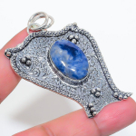Sodalite Handmade 925 Sterling Silver Jewelry Pendant 2.56 l0p80