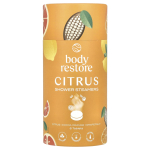 Body Restore, shower steamer, citrus, 6 tablets, 5.3oz beige
