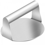 Hamburgeriliha press 430 roostevaba teras &uuml;mmargune ruudukujuline burgeriliha press k&ouml;&ouml;giriist mittekleepuv lihapressi plaat