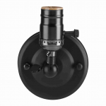 Vintage valgustihoidja E27 l&uuml;litiga seinalamp koduseks kasutamiseks ja kaunistamiseks 220V must