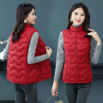 Talvine naiste puuvillasest sulevest vestiga krae puuvillane vest l&uuml;hike vest XL