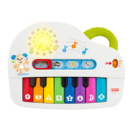 MATTEL Fisher Price klaver GKV22 kakskeelne/p&otilde;nev [6&ndash;36 kuud] [beebim&auml;nguasi] [hariduslik/inglise keel/v&otilde;&otilde;rkeel] [kingitus] yellow