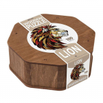 Puzzle Animaux - EWA ECO-WOOD-ART - Lion - 100-200 pi&egrave;ces - Bois &eacute;cologique
