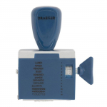 Tampon Message - DRAEGER PARIS - Jour De La Semaine - Bleu - Accessoire DIY - 12 Messages