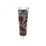 Peinture Acrylique - P&eacute;b&eacute;o - Ombre Brul&eacute;e - 250 ml - Satin&eacute; - Professionnel