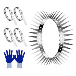 1 komplekt rotivastaseid naelu roostevabast terasest linnut&otilde;rje naelu koos sidemetega naeltega orav tihvt tuvidele Kasside juhtimine puudel Aiad linnus&ouml;&ouml;tjad S