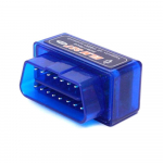MINI minil&uuml;liti Bluetooth ELM327 OBD2 autodetektor V2.1 sinine