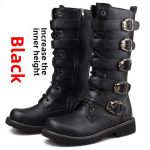 Meeste suured k&otilde;rge s&auml;&auml;rega Crazy Horse nahast Martensi saapad - Korea mood Briti stiil 43