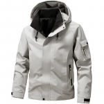 Cozy Up Tuulejoped Meeste kapuutsiga kaubajope Vedru veekindel t&otilde;mblukuga mantel Bomber Matkaja lahtised &otilde;hukesed Softshell matkajakid meestele M khaki