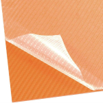 1 tk oranž s&uuml;sinikkiust Kydexi termoplastplaat DIY-noa tupe, p&uuml;stolikoti valmistamiseks - Kydexi kabuurimaterjal 600X300X2MM oranž