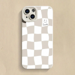Moodne White Grid silikoonist telefoni&uuml;mbris Samsung Galaxy S24 S23 Ultra S22 Plus S21 FE A14 A15 A34 A54 A33 A53 A52s pehme kate jaoks S22