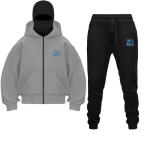 Juice World Meeste Kapuutsiga Dressipluus Komplekt Pullover Dressipluus Hip Hop Spleissing Y2k Vintage Talvine T&auml;navariided Paari Topid M gray