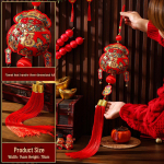 2025. aasta mao aasta kevadfestivali Fu tegelaskuju kaunistused - pidulik ripatskaunistus