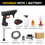 1500W 50bar juhtmeta autopesumasin k&otilde;rgsurve kaasaskantav autopesuri veep&uuml;stol iset&auml;ituv vahu generaatorpihusti Makita aku jaoks 1*5 Battery