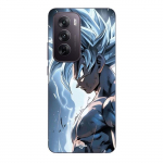 Coque de t&eacute;l&eacute;phone - Maniacase - Oppo Reno 12 5G - Silicone - Souple - Songoku ultra instinct