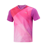 Li Ning lauatennise seeria Spordikaup Vabaaja Lihtne &Uuml;hendatud V-kaelusega Kampsun L&uuml;hikeste varrukatega T-s&auml;rk Unisex T-s&auml;rgid AAYV071-2 XXL