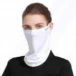 Unisex n&auml;osall hingav j&auml;&auml;siidist UV p&auml;ikesekaitsemask, pehme reguleeritav ultraviolettvastane &otilde;huke suvisteks &otilde;uetegevusteks