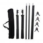 Foto taustastatiiv Reguleeritav Fotograafia Taustatoe S&uuml;steem Komplekt Kandekotiga Klambrid