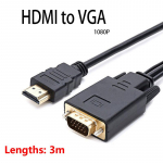 HDMI-&uuml;hilduv VGA-adapteriga HD 1080P konverter 1,8M kaabel lauaarvuti s&uuml;learvuti teleri jaoks