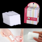 100 tk kosmeetiline puuvillapadja, ebemevaba n&auml;o puhastav meigieemaldusvahend