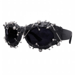 Trendikad Moekad Punk Vin&uuml;&uuml;lprillid Meestele ja Naistele Ainulaadne Stiil Retro Mustad Prillid Stiilsed Prillid Igap&auml;evaseks Kandmiseks ja Erijuhtudeks h&otilde;be