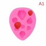 3D mini-maasika-silikoonist fondant-vormid marjad &scaron;okolaadi-kommivormid 6*7cm