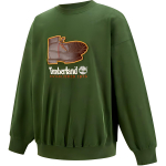 Timberland AF Uus karpistiilis embleemi kirjadega &uuml;mmarguse kaelusega moodne mitmek&uuml;lgne pusa unisex pusa roheline A661B-EIN XL
