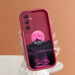 Pehme silikoonist ruudukujulise redeliga printimismustriga telefoni korpus T&auml;iskaanega kaamera p&otilde;rutuskindel kaitse kummist &uuml;mbris Samsungile Samsung A52S 5G pruun