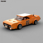 Poladeer 330 tk MOC General Lee Dodge Charger Retro Kokkupandav Laste M&auml;nguasi Buss V&auml;ikesed Osad Pusleklotsid Mudel Kingitus PDF Guide by Email