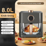 1200W 4,5L/8L suure v&otilde;imsusega intelligentne &otilde;hufrit&uuml;&uuml;r, multifunktsionaalne klaasist visuaalne elektriline frit&uuml;&uuml;r Kodumajapidamises kasutatav &otilde;livaba frit&uuml;&uuml;r