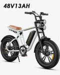 ENGWE M20 Elektrijalgratas 750W Mootor 48V26AH Kahekordne Liitiumaku M&auml;gi E-jalgratas 20*4.0 Tolli Paksude Rehvidega T&auml;iskasvanute Linna Elektrijalgratas 48V13AH 750W-M20-W