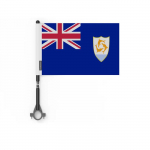 Drapeau - Anguilla - 14 x 21 cm - 5 t&uuml;kki - Pol&uuml;ester - J&auml;lg, rekto/verso