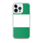 Coque iPhone - Nigeeria - Drapeau - Souple - Mitmev&auml;rviline - TPU l&auml;bipaistev
