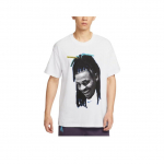 Nike Swoosh Ja Head Loose Ja Morant Moodne Mugav Nahas&otilde;bralik L&uuml;hikeste Varrukatega T-s&auml;rk Meeste Topid HJ3429-100 XL