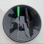 15 inch Gold Panning Pan, Prospecting Tool, Hobbists Enthusiasts Stackable Beginners Surging Waters