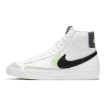 Nike Blazer Mid 77 SE GS Double Swoosh - Valge Aururoheline Laste tossud Suitsuhall Must DD1847-100 36