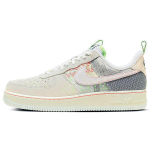 Nike Air Force 1 07 Premium Sashiko Meeste Tennised Hall Valge Kookospiim FB1854-111 44.5
