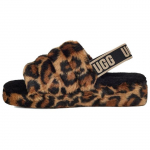 UGG Fluff Yeah Lammanahast Paks Tald Moodsad Sussid Naiste sussid Pruun 1130883-NAT 40
