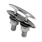 Boat Bush Mounting Cleats, Professional, Mirror Polished, Easy to Install, Universal, Removable Dock 125mm 5inch