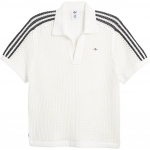 adidas x Edison Chen Heegeldatud Polo S&auml;rk Valge Unisex Streetwear JE9594 S