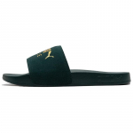 Puma Leadcat Seeria Moodsad Mugavad Vabaaja Muu Totem Nahast Spleissinguga Sandaalid Unisex Sandaalid Roheline Kuldne 398678-03 37