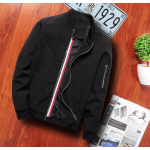 Meeste kevad- ja s&uuml;gisjakk vabaaja keskealiste ja noorte Korea jakk meeste avar jakk XXXXL must