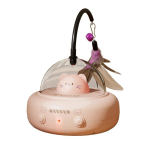 Elektriline kassi interaktiivne m&auml;nguasi Lemmikloomam&auml;nguasjad sulgede kassi tiirutusvardaga Laetavad elektrilised sensoriga lemmikloomam&auml;nguasjad tagaajamise treenimiseks