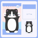 1 tk Armas Kawaii Cat Kitty Kleepm&auml;rkmed Kleebis Memoleht Scrapbooking Kooli kontoritarbed Kirjatarbed Kingitus J&auml;rjehoidja