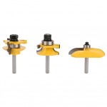 3Pcs set 1 4in Shank Woodworking Frame Door Rail & Stile  Cove Raised Panel Router Bit