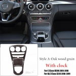 ABS Auto Keskkonsooli K&auml;igukangi Paneeli Kate Sisekujunduse Kleebis Mercedes Benz C GLC Klassi W205 X235 2015-2021 jaoks Auto Tarvikud