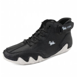 Meeste Pahkluusaapad V&auml;ljas Kerged Vabaaja Nahkjalatsid Talvised Luksuslikud Meeste Kingad Meeste Veekindlad Lumesaapad 2024 K&otilde;rge S&auml;&auml;rega Tossud 48 must